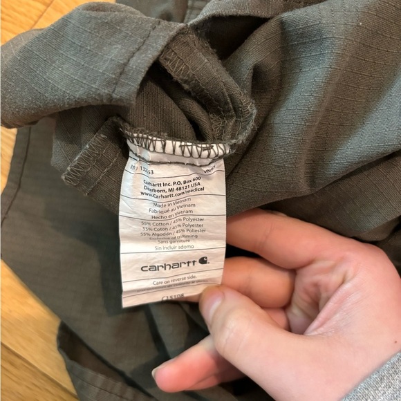 Carhartt Khaki Green Cargo Scrub Set - Picture 7 of 8